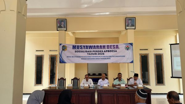Musyawarah Desa Wateskroyo Sosialisasi Perdes APBDes 2026 & Laporan Realisasi APBDes 2025