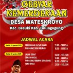 Ayo Datang Dan Ramaikan Semarak Kemerdekaan RI Ke-80 Desa Wateskroyo !!